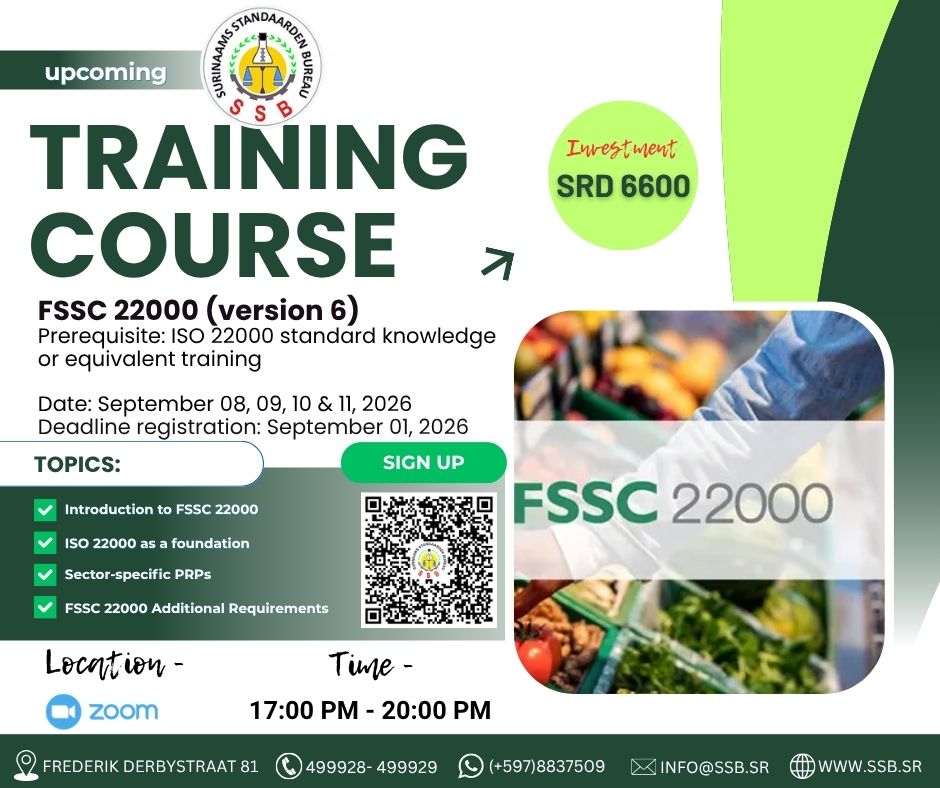 Training FSSC 22000